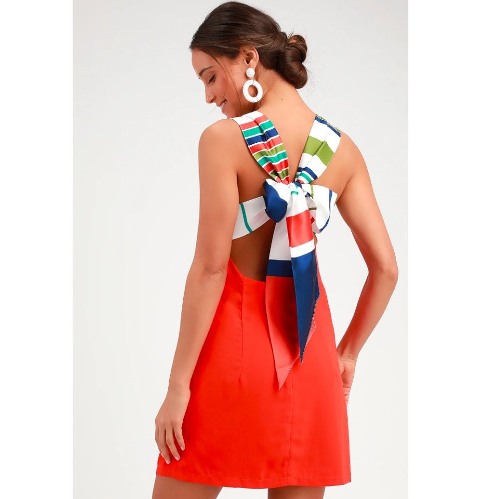 Lulu's Colorful Striped Mini Dress